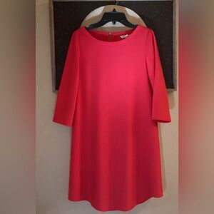 Woman’s BB Dakota Vibrant Red 3/4 length Sleeve Dress. XS